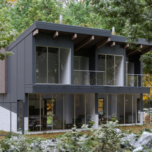 Parc Omega Chalet nouveaux gites par Construction Rénovation JSL